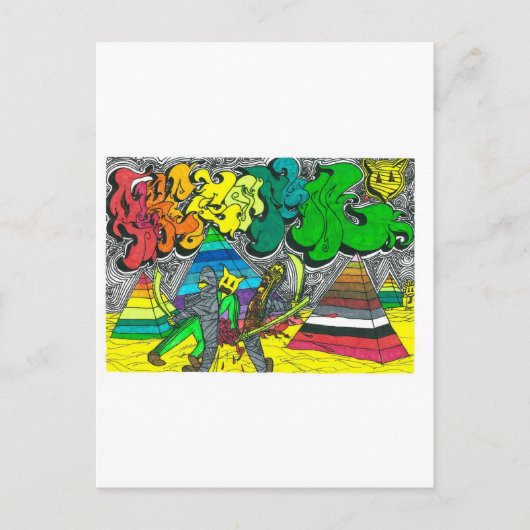 中陰性狼狽ミイラ ポストカード (正面)