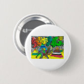 中陰性狼狽ミイラ 缶バッジ (正面&裏面)