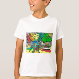 中陰性狼狽ミイラ Tシャツ