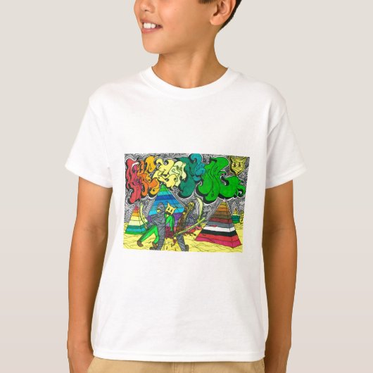 中陰性狼狽ミイラ Tシャツ (正面)