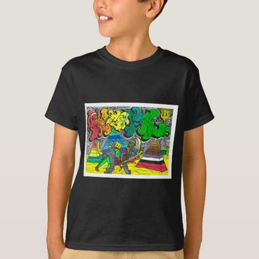 中陰性狼狽ミイラ Tシャツ (正面)