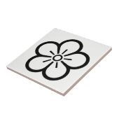 中陰梅の花 タイル (側面)