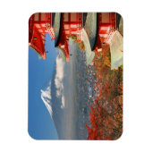 中霊塔の背後から見た富士山 マグネット (縦)