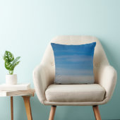 中青空水平ストライプ空自然 クッション (椅子)