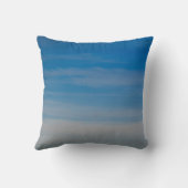 中青空水平ストライプ空自然 クッション (裏面)