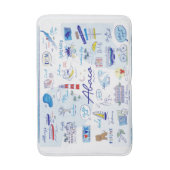 中風呂マット- 「ホープタウンのABC」 バスマット (正面縦)