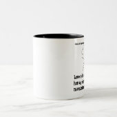 中黒の愛当世風のマグ ツートーンマグカップ (中央)