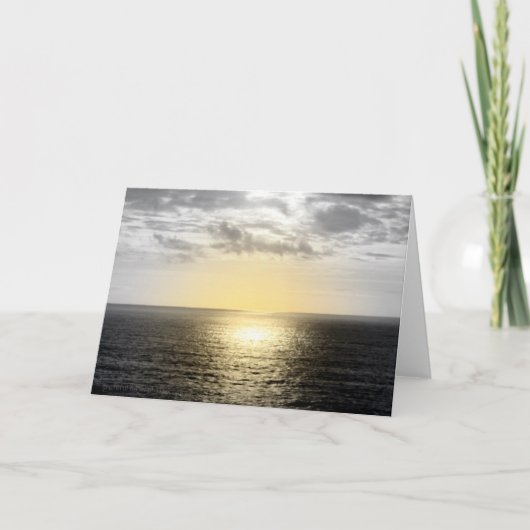 中5x7挨拶状のブランク カード (正面)