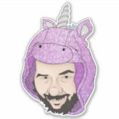 中6' x 6''カットカスタムビニールのシール シール (正面)