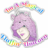 中6' x 6''カットカスタムビニールのシール シール (正面)