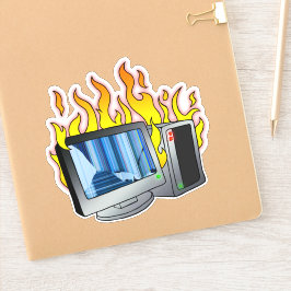 中6' x 6''カットカスタムビニールのシール シール