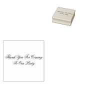 中:私たちの来パーティースタンプ ラバースタンプ (押印)