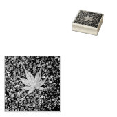 中： Maple Leafゴムスタンプ ラバースタンプ (押印)