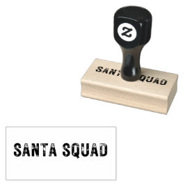 中SANTA SQUADスタンプ ラバースタンプ
