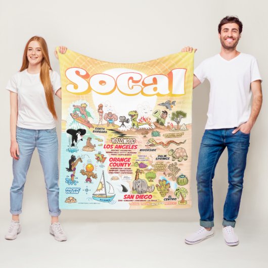 中SoCalフリースブランケット フリースブランケット (インサイチュ)