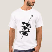 串刺しの目 Tシャツ (正面)