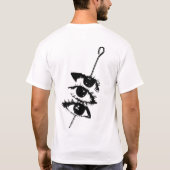 串刺しの目 Tシャツ (裏面)