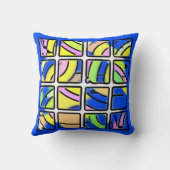 串型正方形ピロー クッション (裏面)