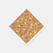 串状海馬およびいかり模様 スタンダードカクテルナプキン (角)