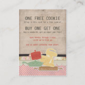 丸々とした名刺をスパイスで飾る 割引カード (裏面)