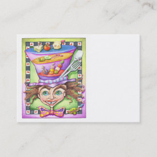 丸々とした名刺 – 不機嫌皿 名刺