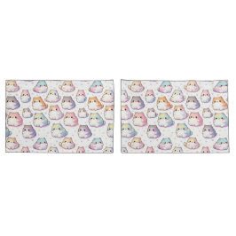 丸々とした猫漫画 枕カバー