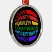 丸々住む言葉 メタルオーナメント (右)