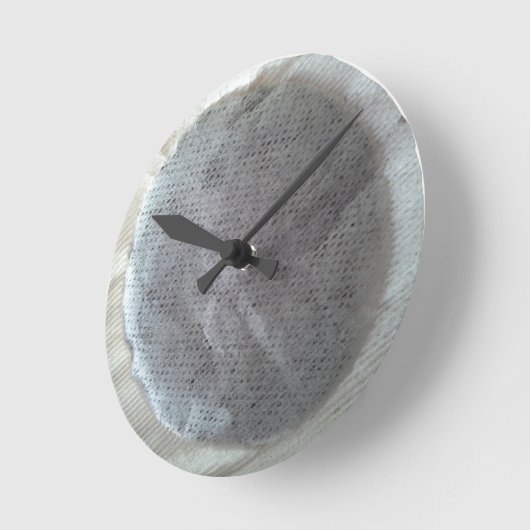 丸いイギリス製ティーウォール時計 ラウンド壁時計 (傾斜)