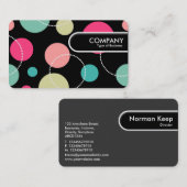 丸いエッジラベル – スポット&円150816 名刺 (正面/裏面)