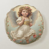 丸いエンジェル枕 ラウンドクッション (裏面)