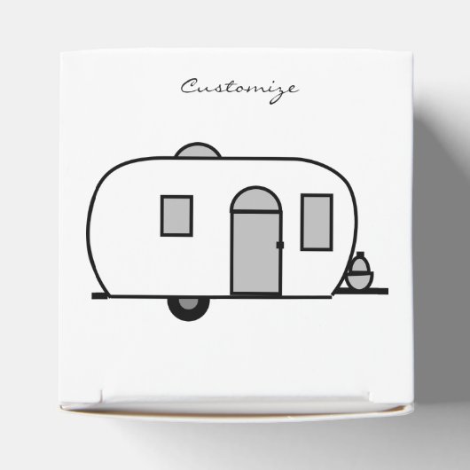 丸いカスタマイズジプシー小さなキャラバン フェイバーボックス (上部)