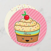 丸いカップケーキの名前 シーズンカード (正面/裏面)
