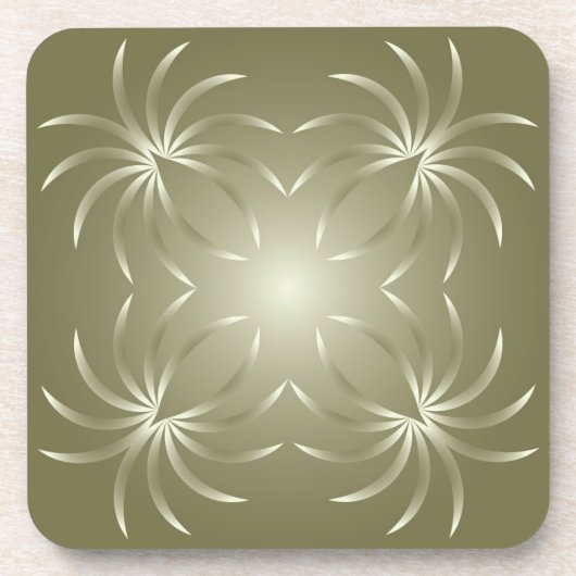 丸いカニ コースター (正面)