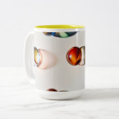 丸いカラーマグ ツートーンマグカップ (正面左)