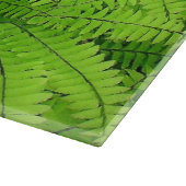 丸いガラス切りBD./ "シダ" カッティングボード (角)