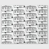 丸いキャラバントレーラーThunder_Cove ラッピングペーパー (フラット)