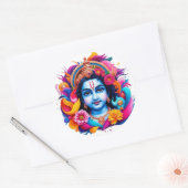 丸いクラシカルステッカー ラウンドシール (封筒)