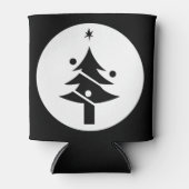 丸いクリスマスツリー 缶クーラー (正面)
