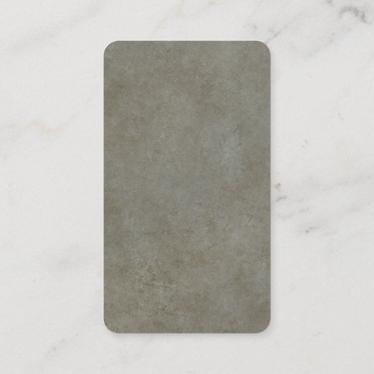 丸いコーナーグレーの石エレガント壁 名刺 (裏面)