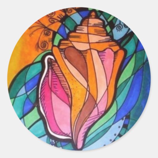 丸いシール ラウンドシール (正面)