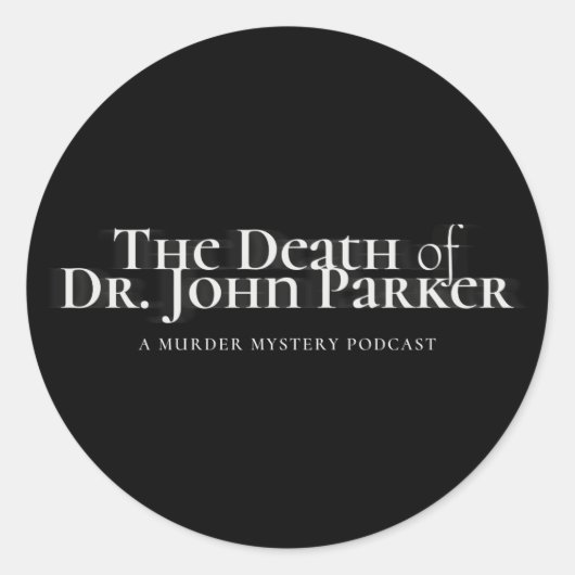 丸いシール – 黒 ラウンドシール (正面)