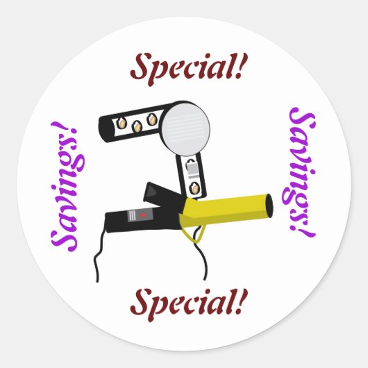 丸いステッカー ラウンドシール (正面)