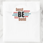 丸いステッ最高のクです ラウンドシール (バッグ)