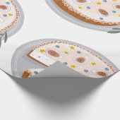 丸いチーズケーキ ラッピングペーパー