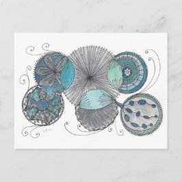 丸いドードル葉書 ポストカード