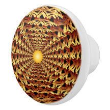 丸いバスケット織りの幾何学模様