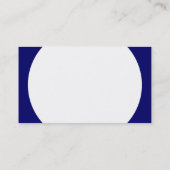 丸いパネル – 白（濃い青） 000066 名刺 (裏面)
