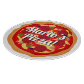 丸いペパロニピザフイタリアンードカスタム カッティングボード (角)