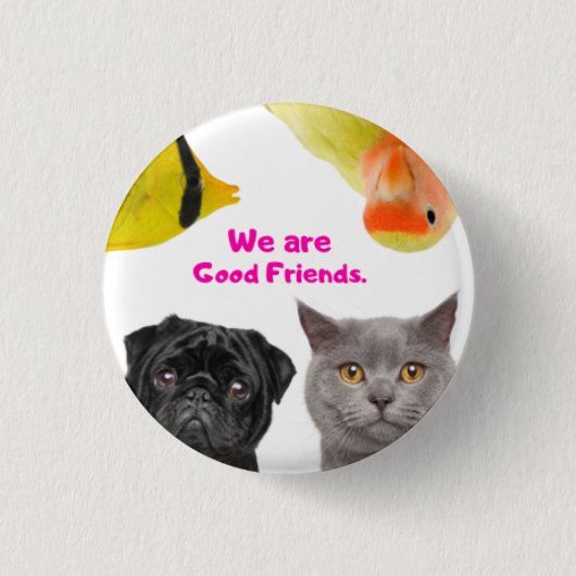 丸いボタン、小1 1/4インチ 缶バッジ (正面)