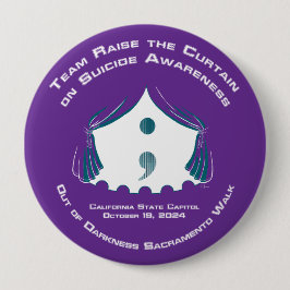 丸いボタン、巨大、4インチ 缶バッジ